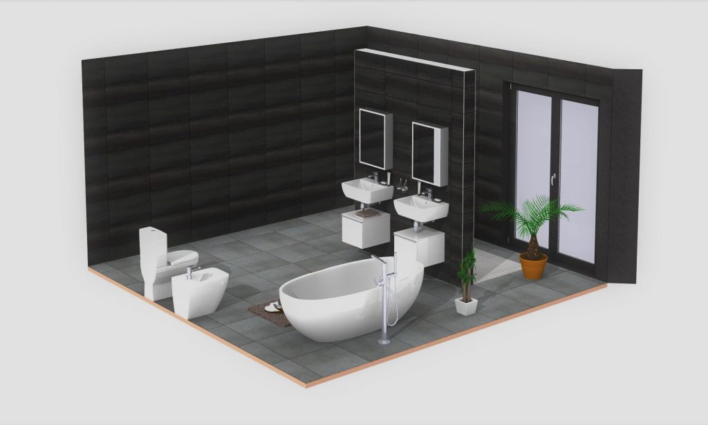 image of 3d bathroom