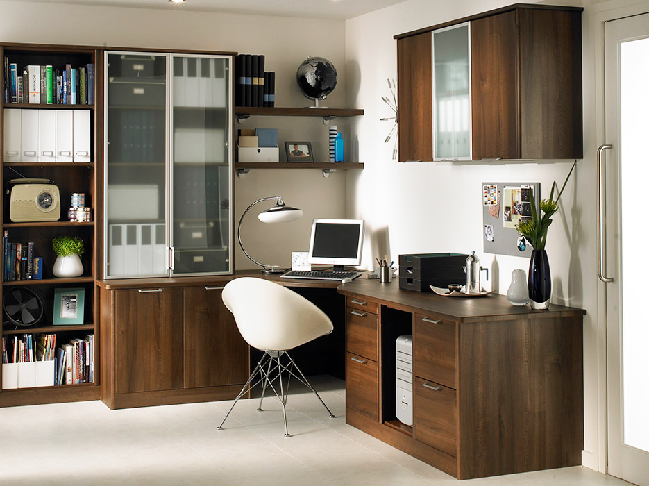 Hepplewhite office from the Designer range in Walnut