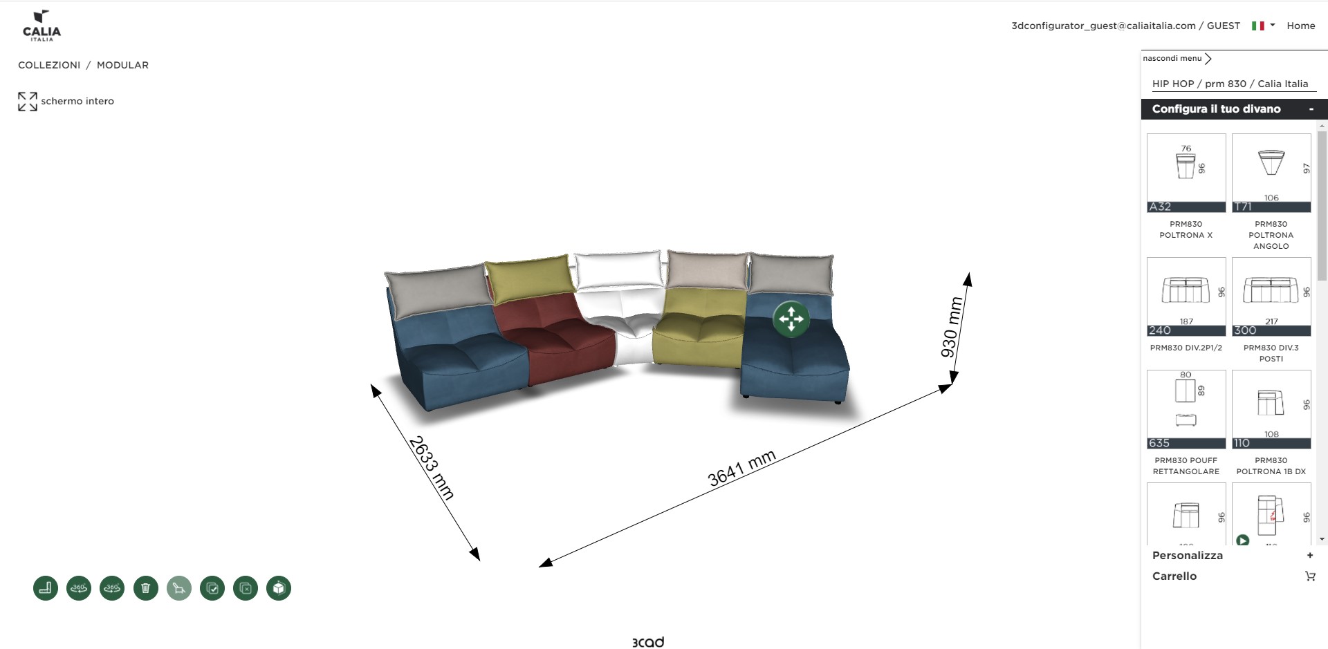 3CAD_CaliaItalia_sofa
